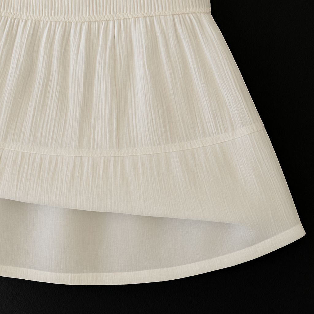 Jupe blanche 100% coton – Image 2