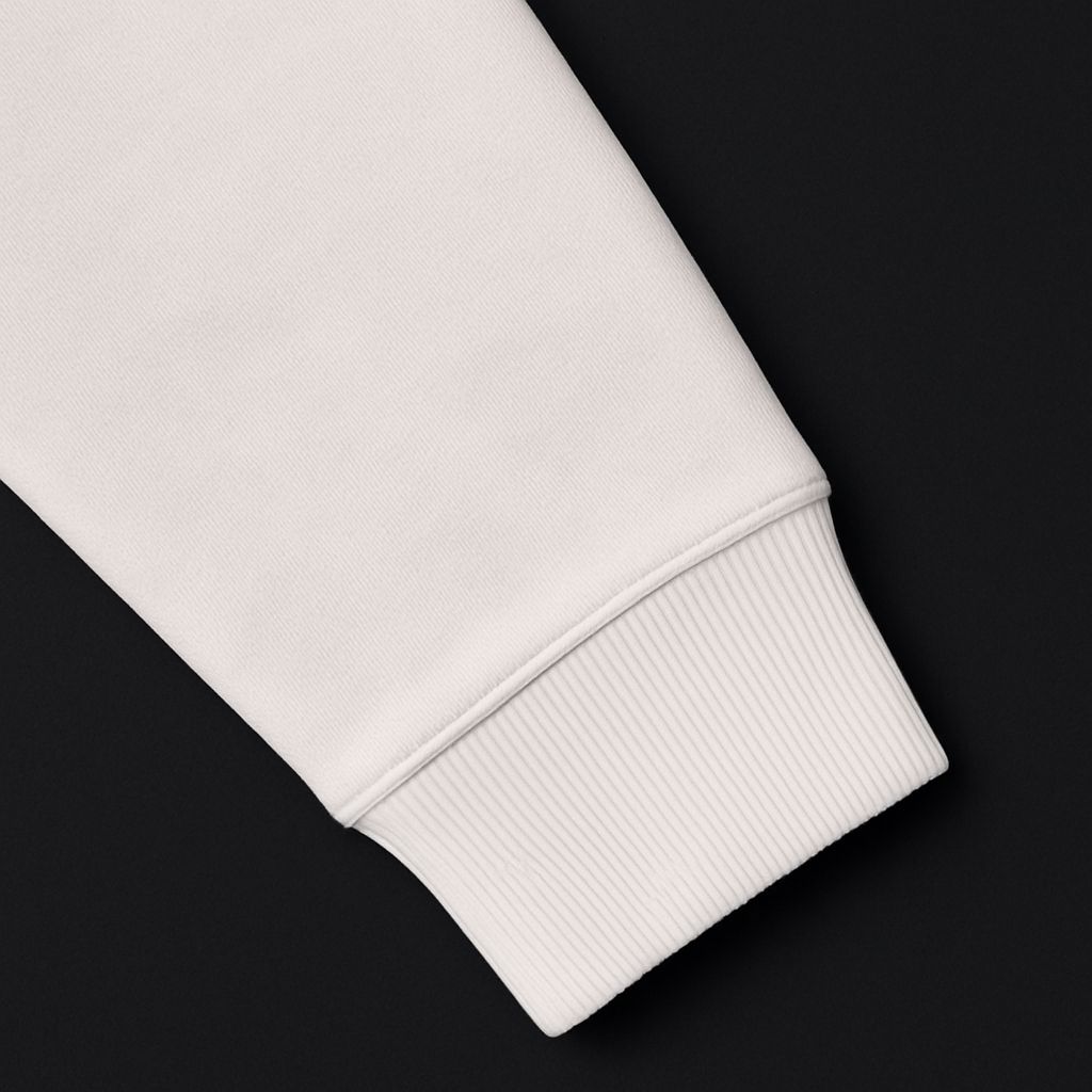 Pull blanc unisexe – Image 4